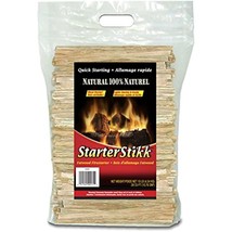 Pine Mountain STO StarterStikk 100% Fatwood, 10 Pound Resealable Poly Bag - £30.14 GBP