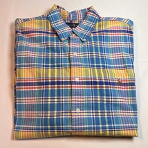 Polo Ralph Lauren Classic Fit Size XL Short Sleeve Plaid Button Down Oxford - $33.87