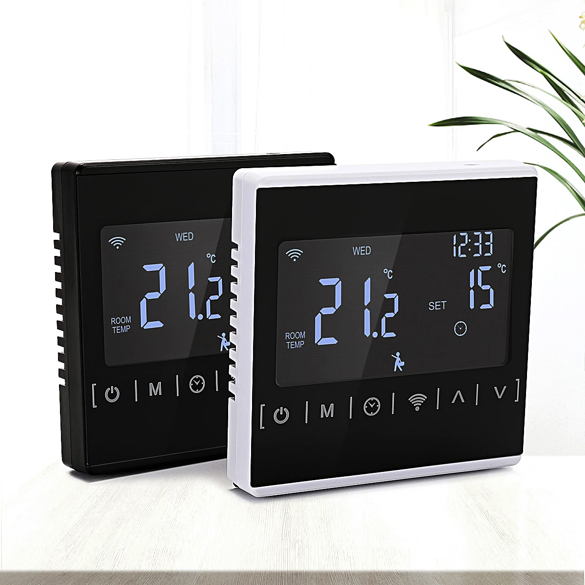 House Home WiFi Smart Thermostat, Electric floor Heating Water/Gas BAer Temperat - £40.75 GBP