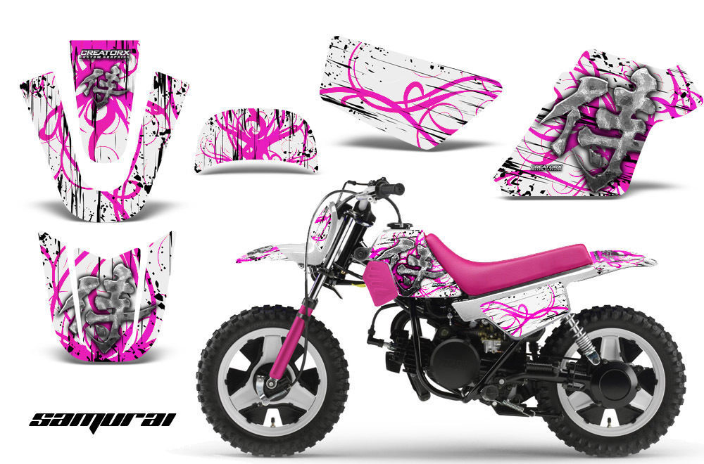 YAMAHA PW50 CREATORX GRAPHICS KIT DECALS SAMURAI PW - $95.98