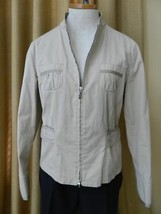 Giorgio Armani Black Label Jacket Light Tan Coat Outerwear 12 US 46 IT L... - $73.50