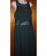 PARTYTIME SEQUINED NEW GREEN FORMAL GOWN SIZE 16 RETAIL $289 - €41,03 EUR