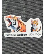 Before Coffee After Coffee Sticker - €1,41 EUR