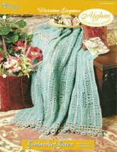 Needlecraft Shop Crochet Pattern 962320 Garlands Of Green Afghan Series - $2.99