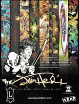 Jimi Hendrix Signature Series Levy&#39;s Guitar Straps advertisement 2005 ad print - $4.01