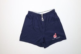 Vtg 90s Chalk Line Mens XL Above Knee Chief Wahoo Cleveland Indians Shorts USA - £46.89 GBP