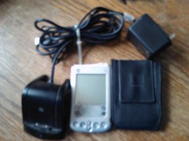 1 Used Palm I705 Pda With Stylus,Usb Data Cable,Docking Station - £20.08 GBP