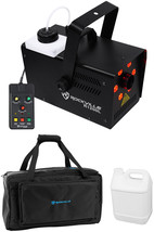 Rockville R1200L Fog/Smoke Machine w LED Lights/Strobe+2 Remotes+Waterproof Bag - $301.41