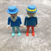 2 Playmobil Victorian Male Figures 1974 - £7.80 GBP