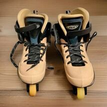 Vintage FILA Urban Style Aggressive Inline Skates Tan Teal Black Size 10.5 - $297.00