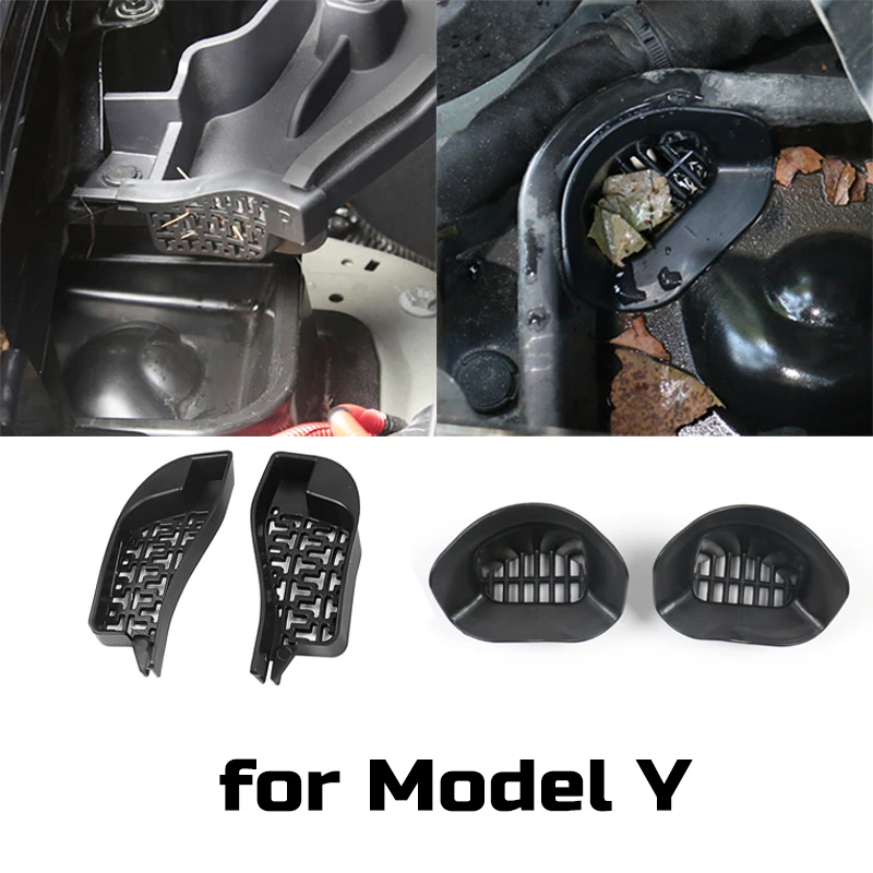 for Tesla Model Y Hood Debris Filter Water Guide Groove Leak Filter Net ... - $17.36+