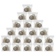 GBACHOOSE 20PCS Small Stackable Storage Containers with Lids 3.5x2.5x2&quot; - $229.60 MXN