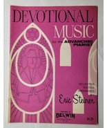 Devotional Music for the Advancing Pianist, Eric Steiner, 1959 - £7.90 GBP