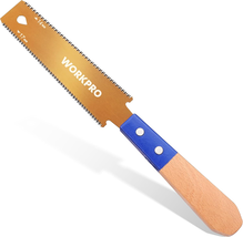 Workpro 6&quot; Japanese Pull Saw, Double-Edged Wood Cutting with Beech Handle - $14.88