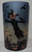 Yankee Candle Mirrored Large Jar Holder J/H Halloween Scarecrow Orange Blues - £57.17 GBP