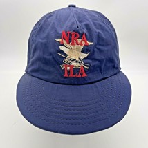 National Rifle Association NRA ILA Snapback Hat Cap Blue Made in USA - £11.93 GBP