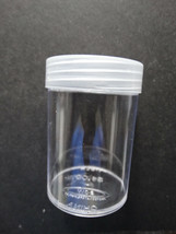 1 BCW Silver Dollar Round Clear Plastic Coin Storage Tubes w/ Screw On Caps - £1.59 GBP