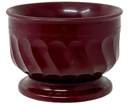 Turnbury Dinex Cranberry 9 Oz. Melamine Pedestal Bowl #3200 USA - €6,02 EUR
