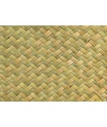 Herringbone Fine Weave Green Matting Roll Wallpaper/ Wainscoting/Ceiling... - £44.65 GBP
