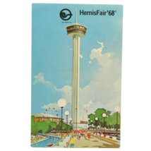 Postcard - Hemisfair Texas World&#39;s Fair 1968 GE Tower of the Americas Sa... - $7.71