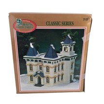 Dickens Collectables Christmas Village Porcelain Church Lighted Building Retired - £19.87 GBP