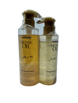 L&#39;Oreal Mythic Oil Sparkling Shampoo 8.5 oz. &amp; Conditioner 6.42 oz. Set - £20.34 GBP
