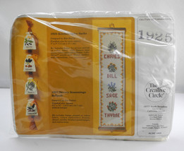 The Creative Circle Kitchen Spice Sacks 1925 Crewel Embroidery Kit - New... - $9.45