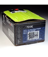 Genuine Lexmark 701K Black Return Program Toner Cartridge 70C10K0 Factory Sealed - $32.73