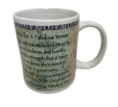 Ganz Recipe for a Fabulous Woman Ceramic Coffee Mug 12 oz  NWT - £5.92 GBP