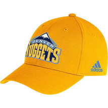 Adidas Denver Nuggets Sideline Flex Hat Cap Sz M/L new - £19.57 GBP