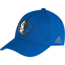 New Adidas Dallas Mavericks Sideline Player Flex Hat Cap Sz S/M - £19.57 GBP