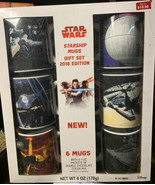 Star Wars Classic Vehicles and Starships Gift Set. 6 Mugs Box shows sign... - $747.29 MXN