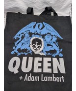 Queen + Adam Lambert Black Tote Tour Bag 15&quot; X 15&quot; - €16,83 EUR