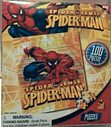 100 Piece Jigsaw Puzzle "Spider-man Spider Sense" [Brand New] - $13.60