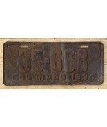 Vintage 1934 COLORADO License Plate - 35-668 - Rusty - $65.45