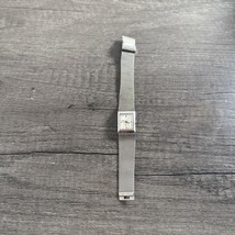 Timex Electric Women&#39;s Watch Silver Rectangle Mesh Bracelet 80250-06977 ... - $19.03