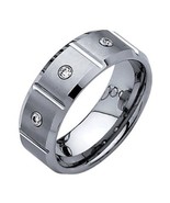 Tungsten Carbide Comfort-fit Wedding Band Ring  - £74.30 GBP
