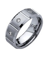 Tungsten Carbide Comfort-fit Wedding Band Ring  - £74.43 GBP