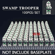 100pcs/set Clone Swamp Troopers Star Wars Mini Figures Building Blocks  - £108.01 GBP