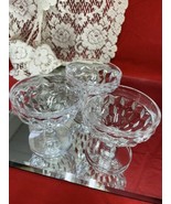 Lot Of 3 - American Fostoria American Martini glasses, 3 1/2” Tall - $13.86