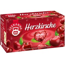 Teekanne Herzkirsche Heart Cherries - 20 tea bags- FREE SHIPPING - £7.01 GBP