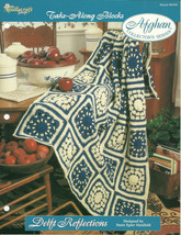 Needlecraft Shop Crochet Pattern 962350 Delft Reflections Afghan Series - $2.99