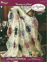 Needlecraft Shop Crochet Pattern 962330 Lacy Medallions Afghan Collector... - $2.99