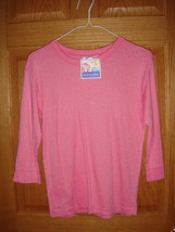 Fresh Produce Top L Punch Soft Sheen 3/4 Sleeve Top NWT - $14.99