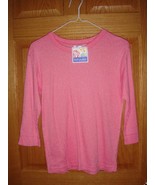 Fresh Produce Top L Punch Soft Sheen 3/4 Sleeve Top NWT - £11.71 GBP