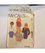 McCalls 6711 Sewing Pattern Size 12 Bust 25.5 Blouse 1979 Girls Vintage - £6.19 GBP