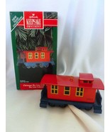 1992 HALLMARK CHRISTMAS SKY LINE CABOOSE, 4th of 4, MIB, B1 - $183.45 MXN