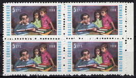 ZAYIX Brazil 1102 MNH NG As Issued Block Book Week Education 062723S117 - £1.60 GBP
