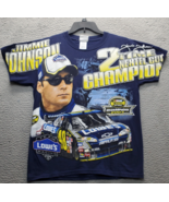 Vtg Jimmie Johnson #48 Nascar 2007 Nextel 2X Champion AOP Shirt Mens M N... - $39.51