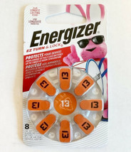 NEW 8-Pack Energizer AZ13DP8 13 Alkaline ZincAir Batteries for Most Hearing Aids - £6.87 GBP